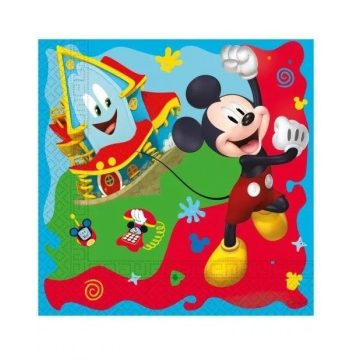 Disney Mickey Rock the House szalvéta 20 db-os 33x33 cm FSC