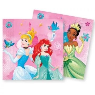   Disney Princess Live your Story, Disney Hercegnők szalvéta 20 db-os 33x33 cm FSC