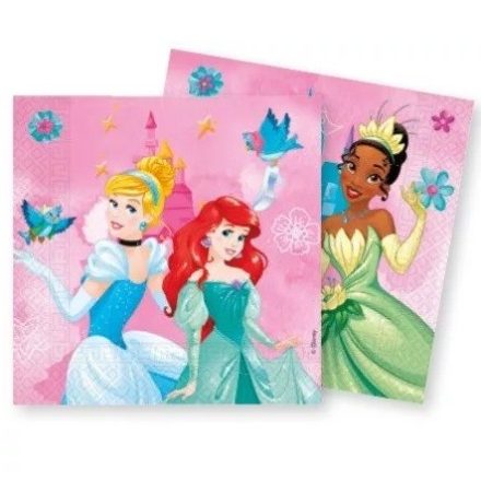 Disney Princess Live your Story, Disney Hercegnők szalvéta 20 db-os 33x33 cm FSC