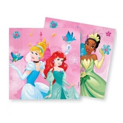 Disney Princess Live your Story, Disney Hercegnők szalvéta 20 db-os 33x33 cm FSC