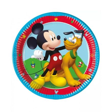 Disney Mickey Rock the House papírtányér 8 db-os 20 cm FSC