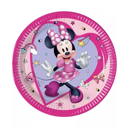 Disney Minnie Junior papírtányér 8 db-os 20 cm FSC