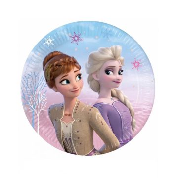   Disney Frozen II Wind Spirit, Disney Jégvarázs papírtányér 8 db-os 20 cm FSC