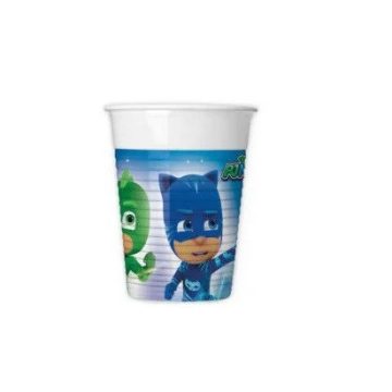 PJ Masks, Pizsihősök műanyag pohár 8 db-os 200 ml