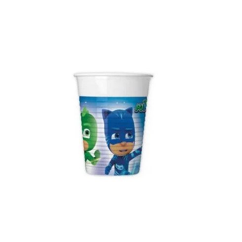 PJ Masks, Pizsihősök műanyag pohár 8 db-os 200 ml