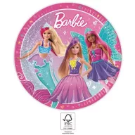 Barbie Fantasy papirnati tanjuri 8 kom, 23 cm FSC