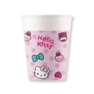   Hello Kitty Fashion papirnata čaša, pakiranje od 8 komada, 200 ml