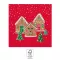 Božić Gingerhouses i salvete 20 komada 33x33 cm FSC