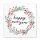 Happy New Year Wreath szalvéta 20 db-os 33x33 cm FSC