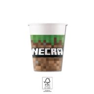 Minecraft Green papirna čaša 8 kom 200 ml FSC