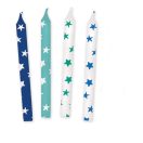 Sretan rođendan Blue Sretan Rođendan Plava svjećica za tortu, set svjećica 12 kom