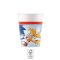 Sonic the Hedgehog Sega papirnati čaša 8 kom 200 ml FSC