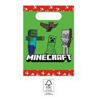   Minecraft Green papirnata poklon vrećica, poklon vrećica 4 kom.