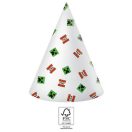 Minecraft Green parti šešir, kapu 6 kom FSC