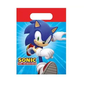 Sonic a sündisznó papír ajándéktasak 4 db-os