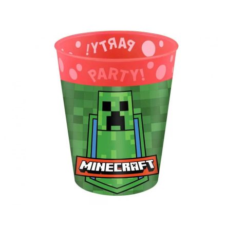 Minecraft műanyag pohár 250ml