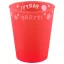 Red, Piros micro prémium műanyag pohár 250 ml