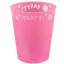 Pink, Rózsaszín micro prémium műanyag pohár 250 ml