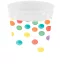 Multiwatercolor Party micro prémium műanyag pohár 250 ml