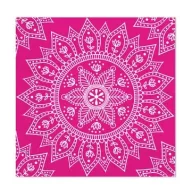 Mandala Fuchsia White szalvéta 20 db-os, 33x33 cm FSC
