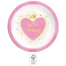 Princeze Little Princess Papirnati tanjur 8 kom 23 cm FSC