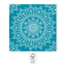 Mandala Petrol White szalvéta 20 db-os, 33x33 cm FSC