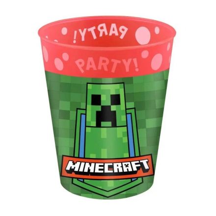 Minecraft műanyag pohár 4 db-os szett 250 ml