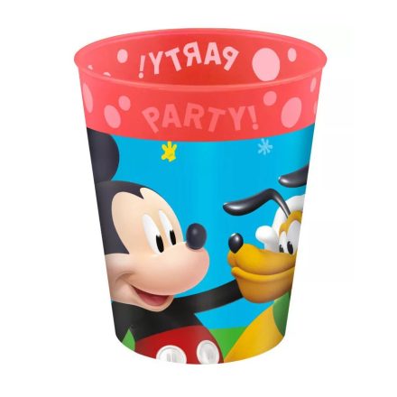 Disney Mickey műanyag pohár 4 db-os szett 250 ml