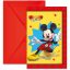 Disney Mickey Jump Into Fun party pozivnica 6 komada FSC