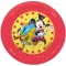 Disney Mickey Jump Into Fun micro prémium műanyag lapostányér 4 db-os szett 21 cm