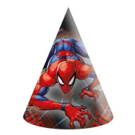 Spider-Man World of Webs party kapa, kapačica 6 komada FSC