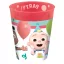 CoComelon Birthday micro prémium műanyag pohár szett 4 db-os 250 ml