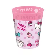   Hello Kitty Fashion micro prémium műanyag pohár szett 4 db-os 250 ml