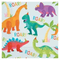 Dinosaurusi Party salveta 20-komadna 33x33 cm