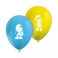 Hupikék törpikék Joyful léggömb, lufi 8 db-os