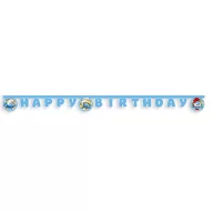 Hupikék törpikék Joyful Happy Birthday felirat 200 cm FSC