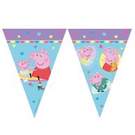 Peppa malac With Love zászlófüzér 2,3 m FSC