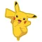 Pokémon Shaped Pika fólia lufi 60x77 cm