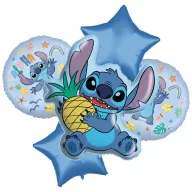   Disney Lilo és Stitch, A csillagkutya Pineapple fólia lufi 5 db-os szett