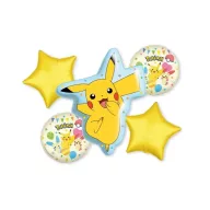 Pokémon Party fólia lufi 5 db-os szett
