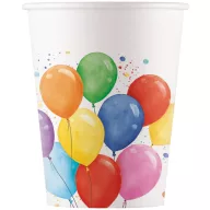 Lufis Colored papír pohár 8 db-os 200 ml FSC