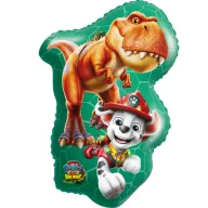 Mancs Őrjárat Dino Movie fólia lufi 46x80 cm