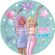 Barbie Star papírtányér 8 db-os 23 cm FSC