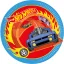 Hot Wheels Speed papírtányér 8 db-os 23 cm FSC