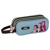   K-pop Démonvadászok Denim Dreams 3 rekeszes tolltartó 21 cm