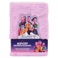   K-pop Démonvadászok Hunterx plüss A5 notesz, jegyzetfüzet