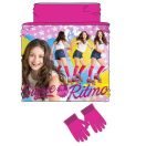 Disney Soy Luna Ritmo dječji šal, snood + set rukavica