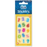 Brojevi Yellow Naljepnica s brojem s srebrnim ukrasom