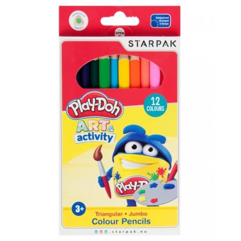 Play-Doh színes ceruza Jumbo 12 db-os 
