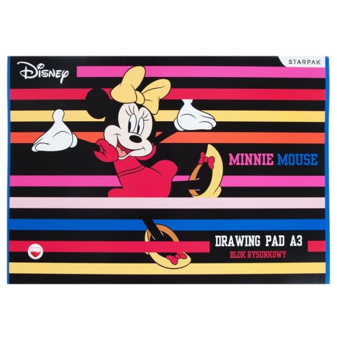 Disney Minnie A/3 vázlatfüzet, rajzfüzet 20 lapos